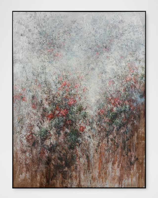 "Mist Touched Roses" Original Painting by Teng Fei